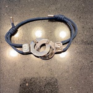 iD links bracelet with navy band
